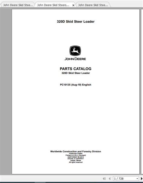 john deere 320 skid steer service manual pdf|john deere 320e parts diagram.